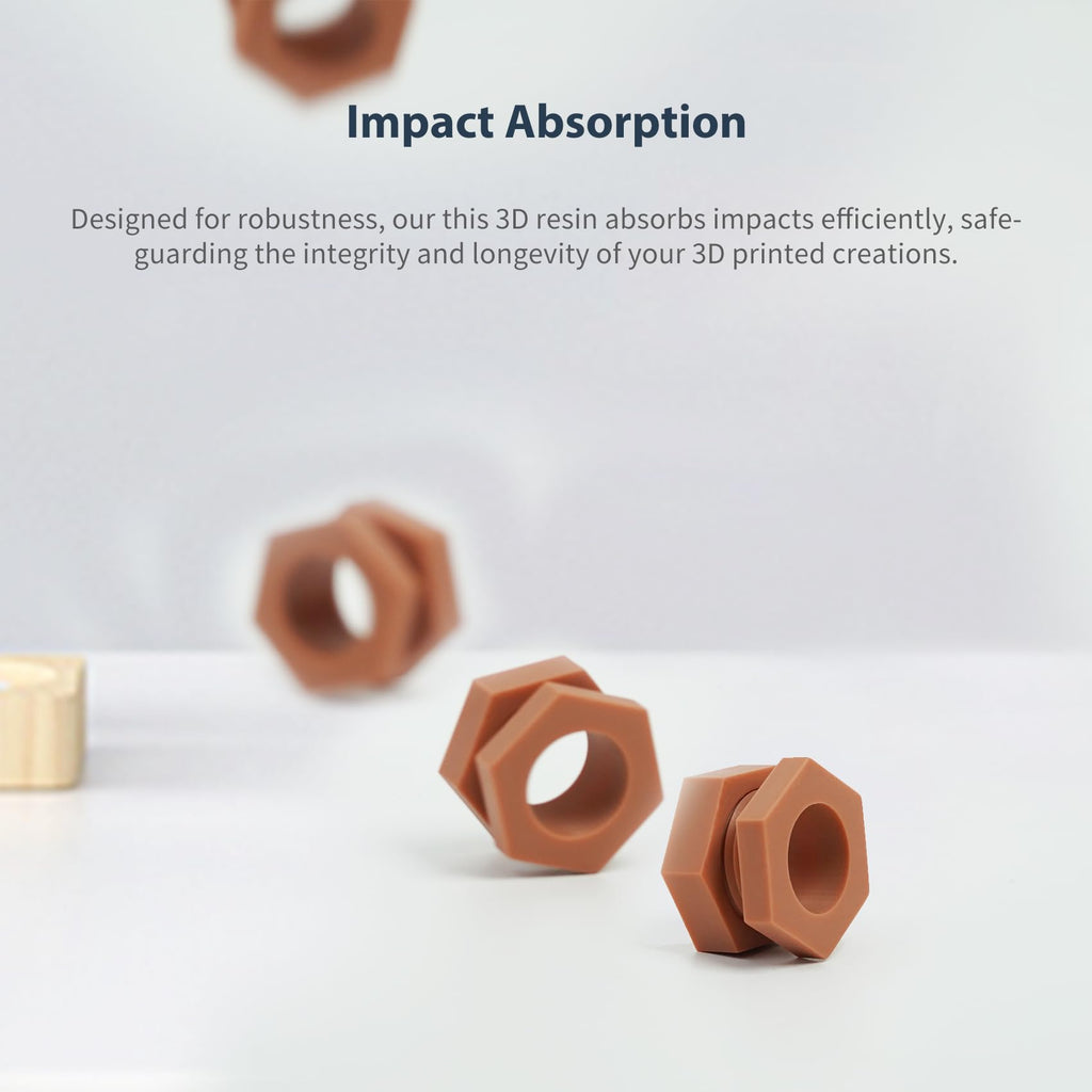 Funcrecol Tough BJD 3D Printer Resin Figure Printing Liquid Brown