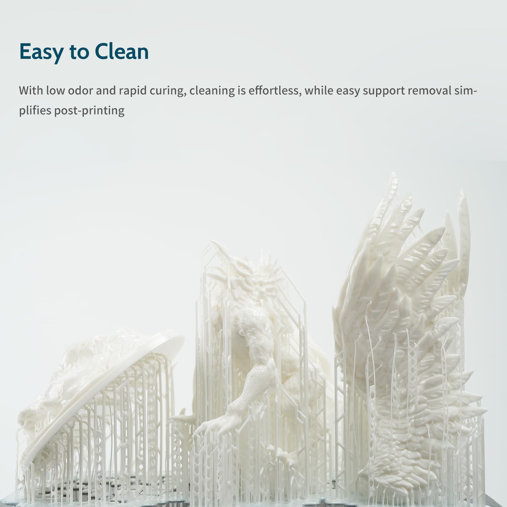 FUNCRECOL High Precision Compatible Low Cost White 3D Printer Resin