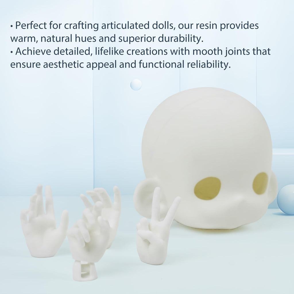 Funcrecol Tough BJD 3D Printer Resin Figure Printing Liquid White