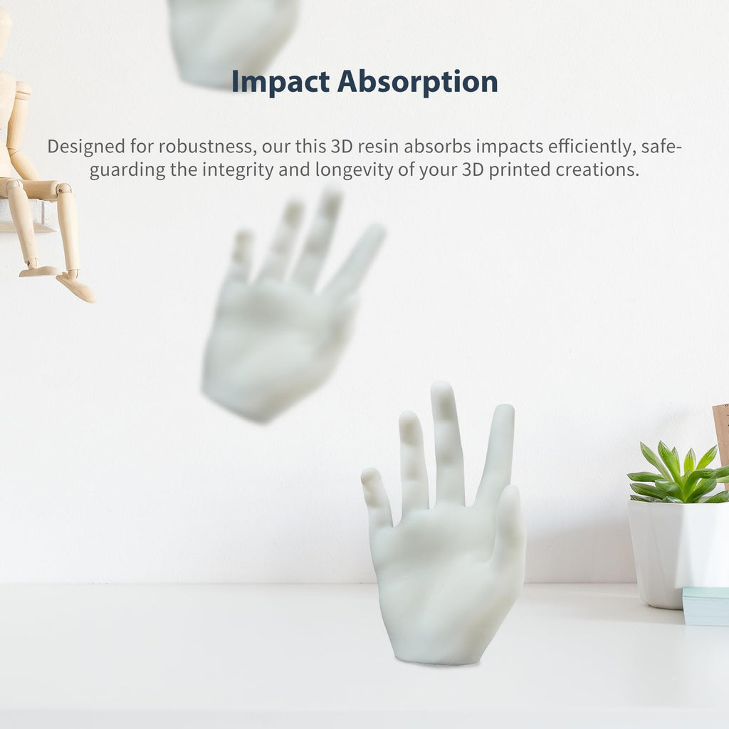 Funcrecol Tough BJD 3D Printer Resin Figure Printing Liquid White