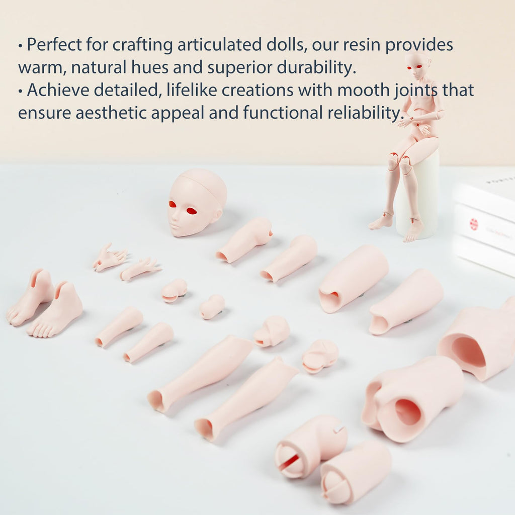 Funcrecol Tough BJD 3D Printer Resin Figure Printing Liquid Pink