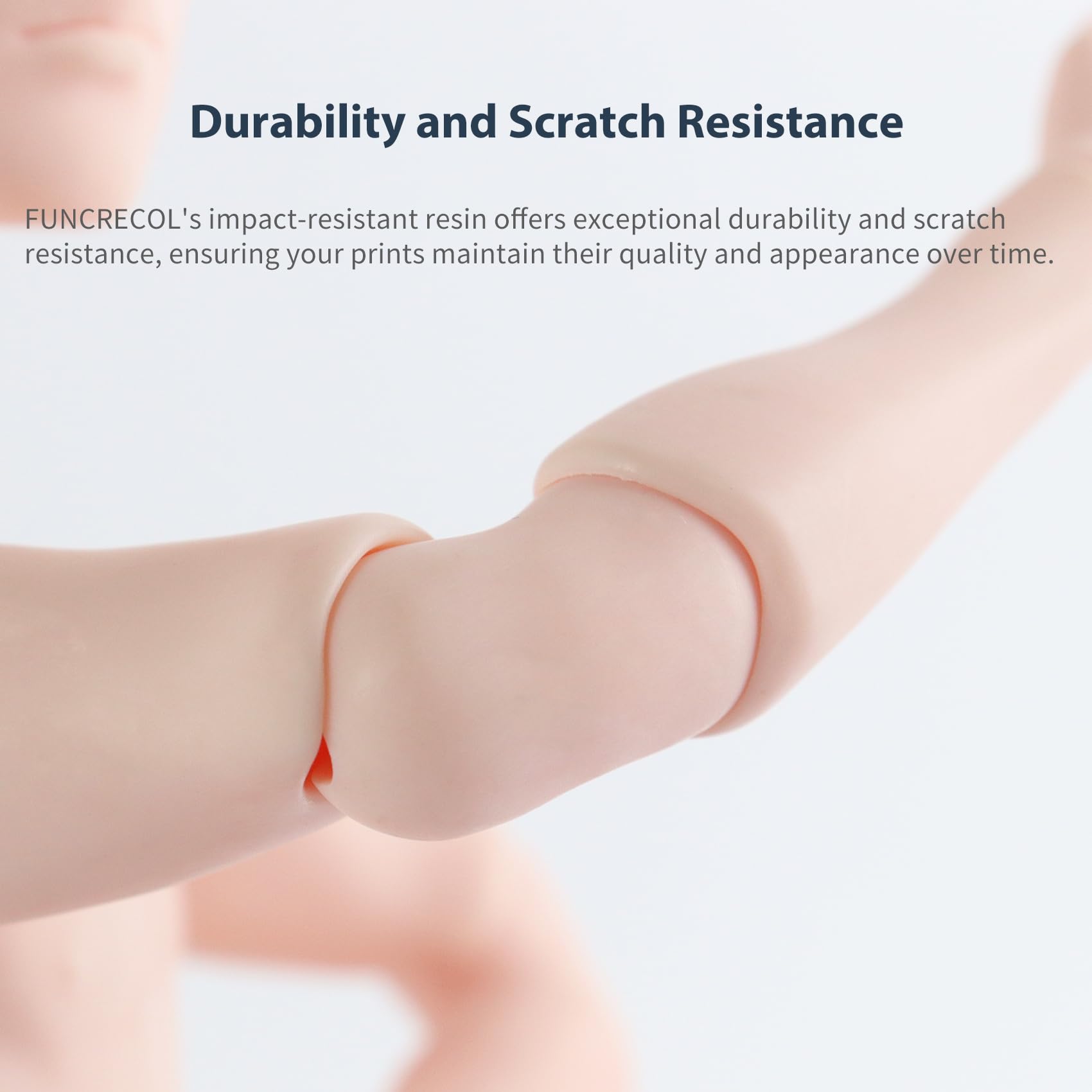 Funcrecol Tough BJD 3D Printer Resin Figure Printing Liquid Pink