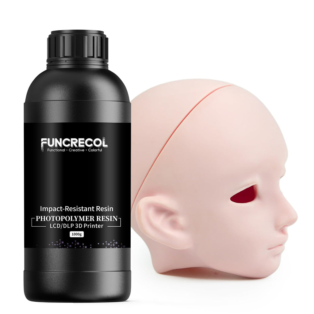 Funcrecol Tough BJD 3D Printer Resin Figure Printing Liquid Pink
