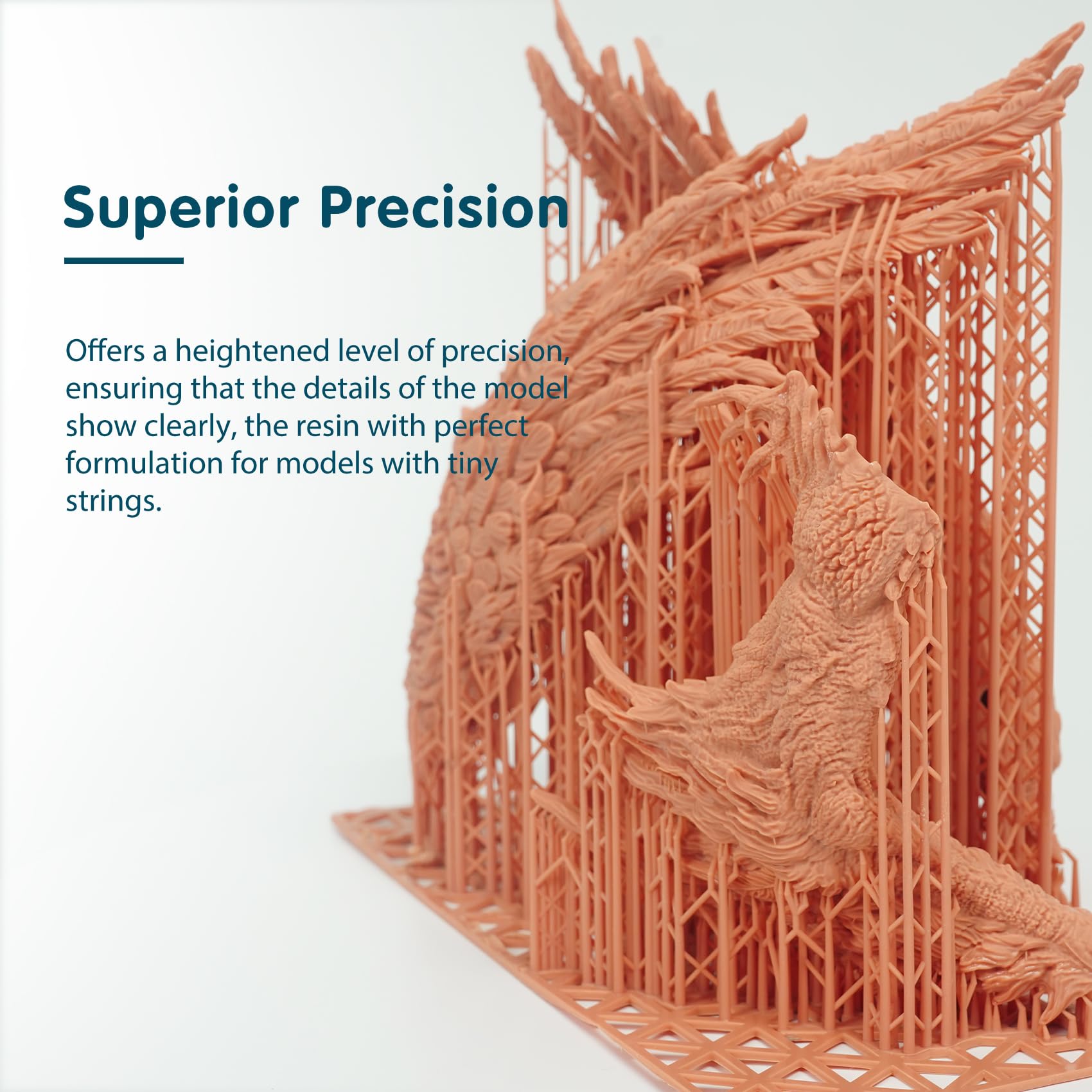 Funcrecol Ultra-High-Precision 3d Printer Resin Red Wax Ceramic Like