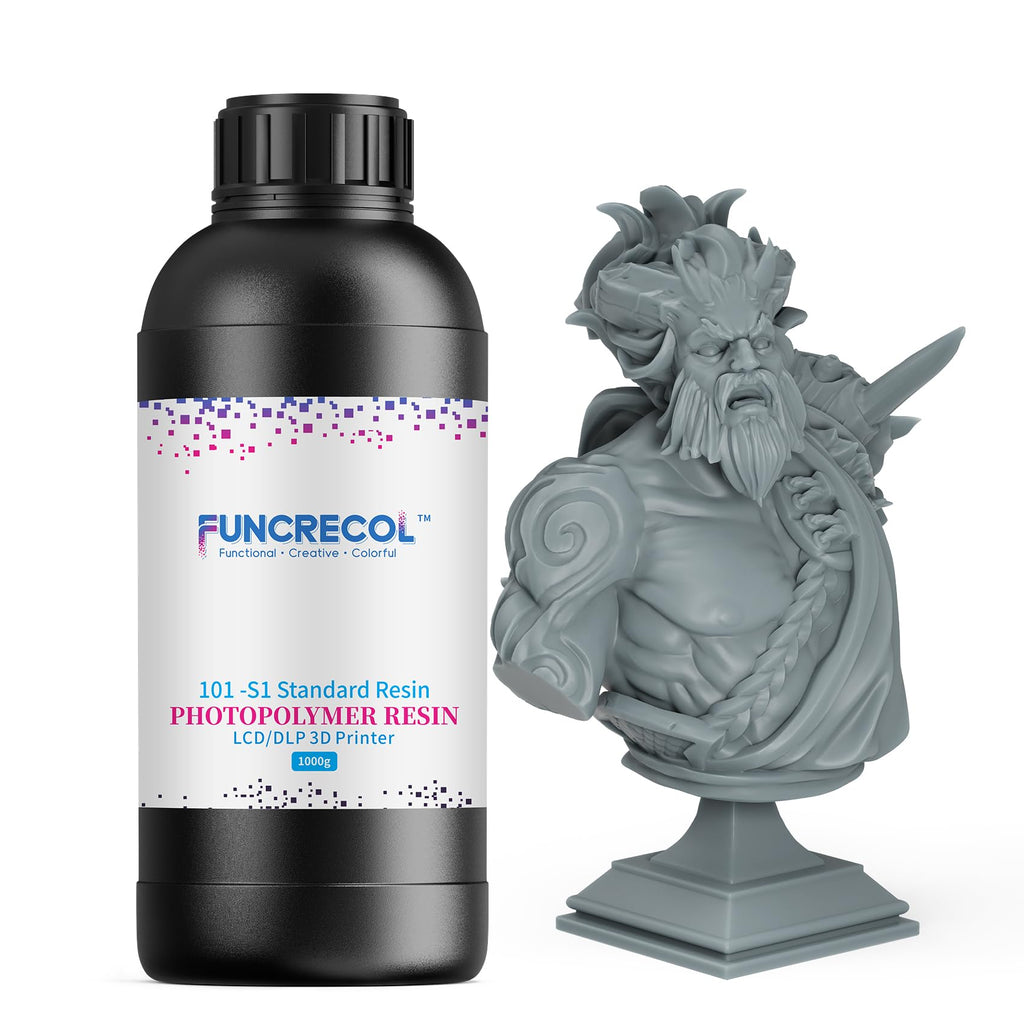 FUNCRECOL High Precision Compatible Low Cost Grey 3D Printer Resin