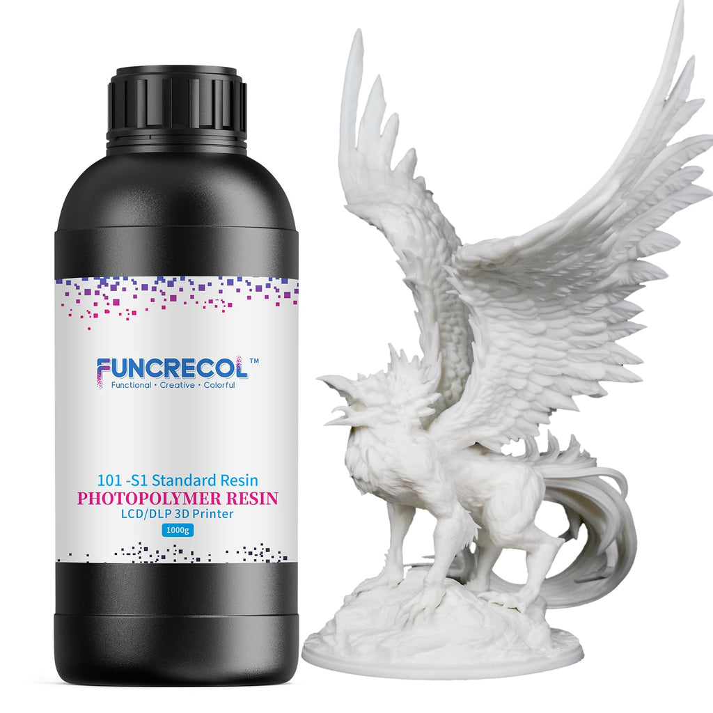 FUNCRECOL High Precision Compatible Low Cost White 3D Printer Resin