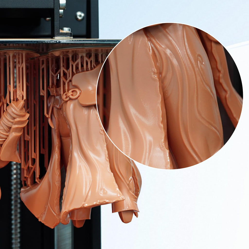 FUNCRECOL Matte 3D Printer Resin Red Wax High Precision Consistency