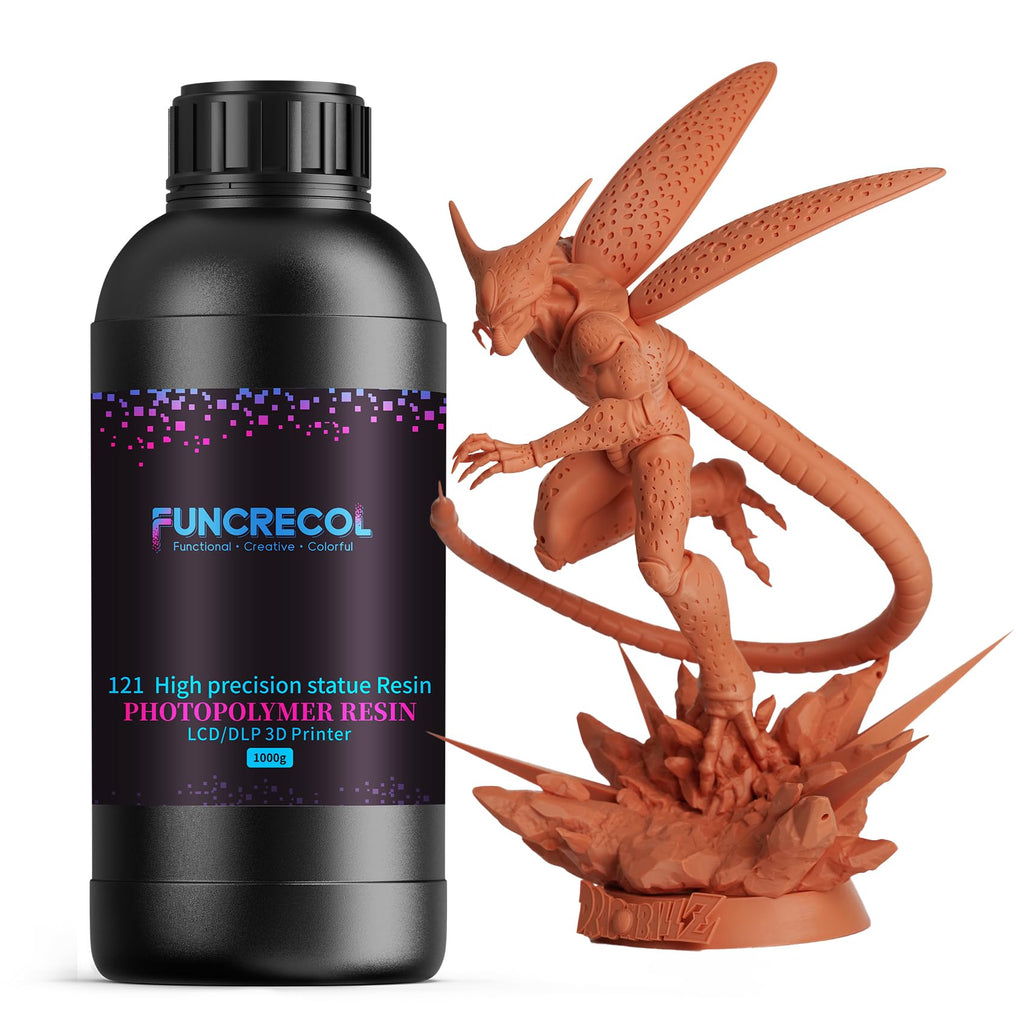 Funcrecol Ultra-High-Precision 3d Printer Resin Red Wax Ceramic Like