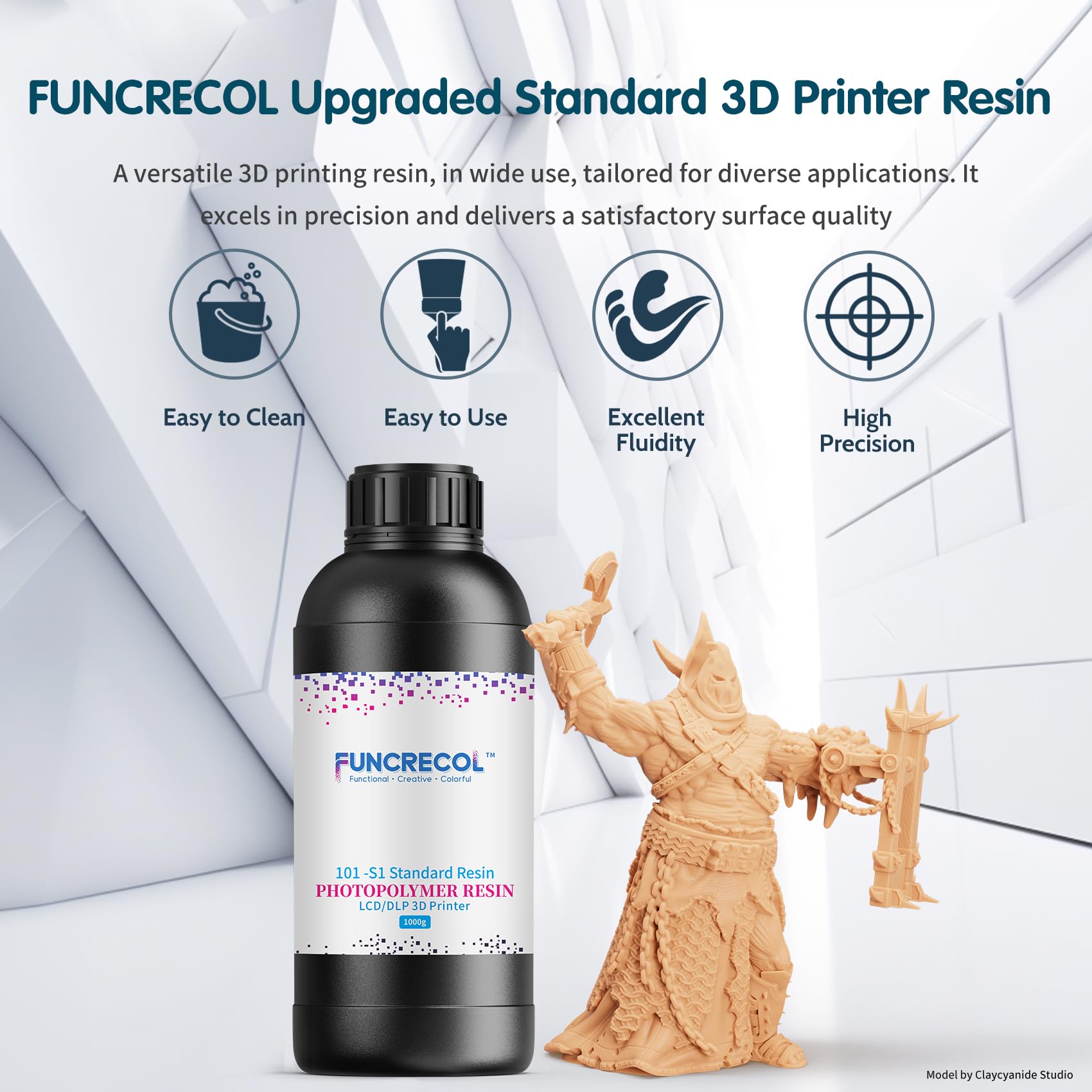FUNCRECOL High Precision Compatible Low Cost Skin 3D Printer Resin