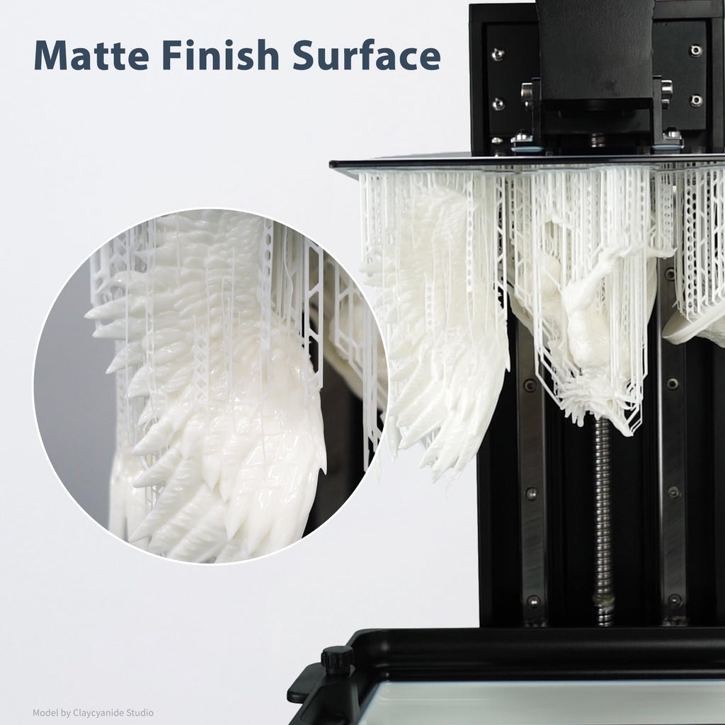 FUNCRECOL Matte 3D Printer Resin White 405nm 8K-16K High Precision