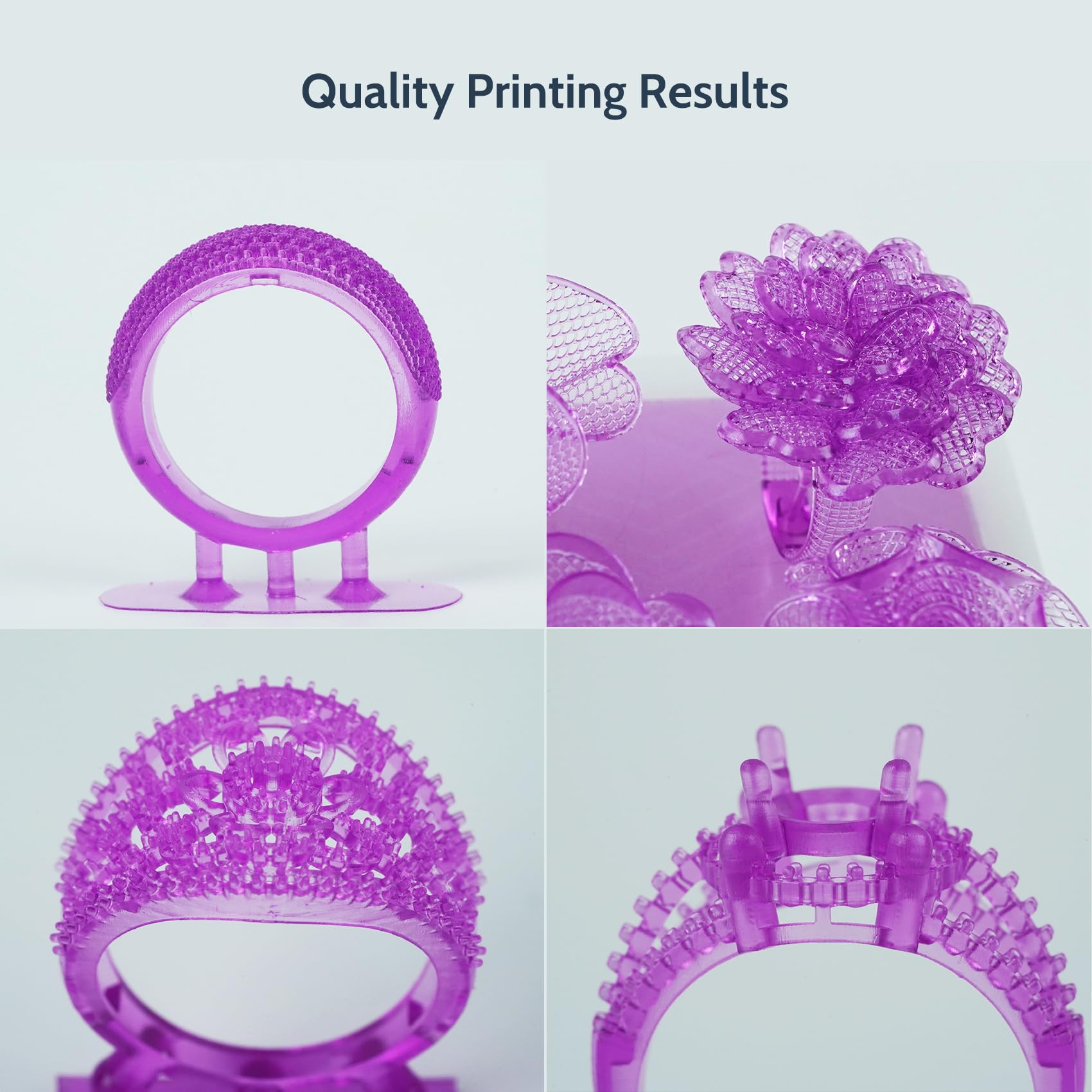 FUNCECOL Purple Wax Castable 3D Printer Resin