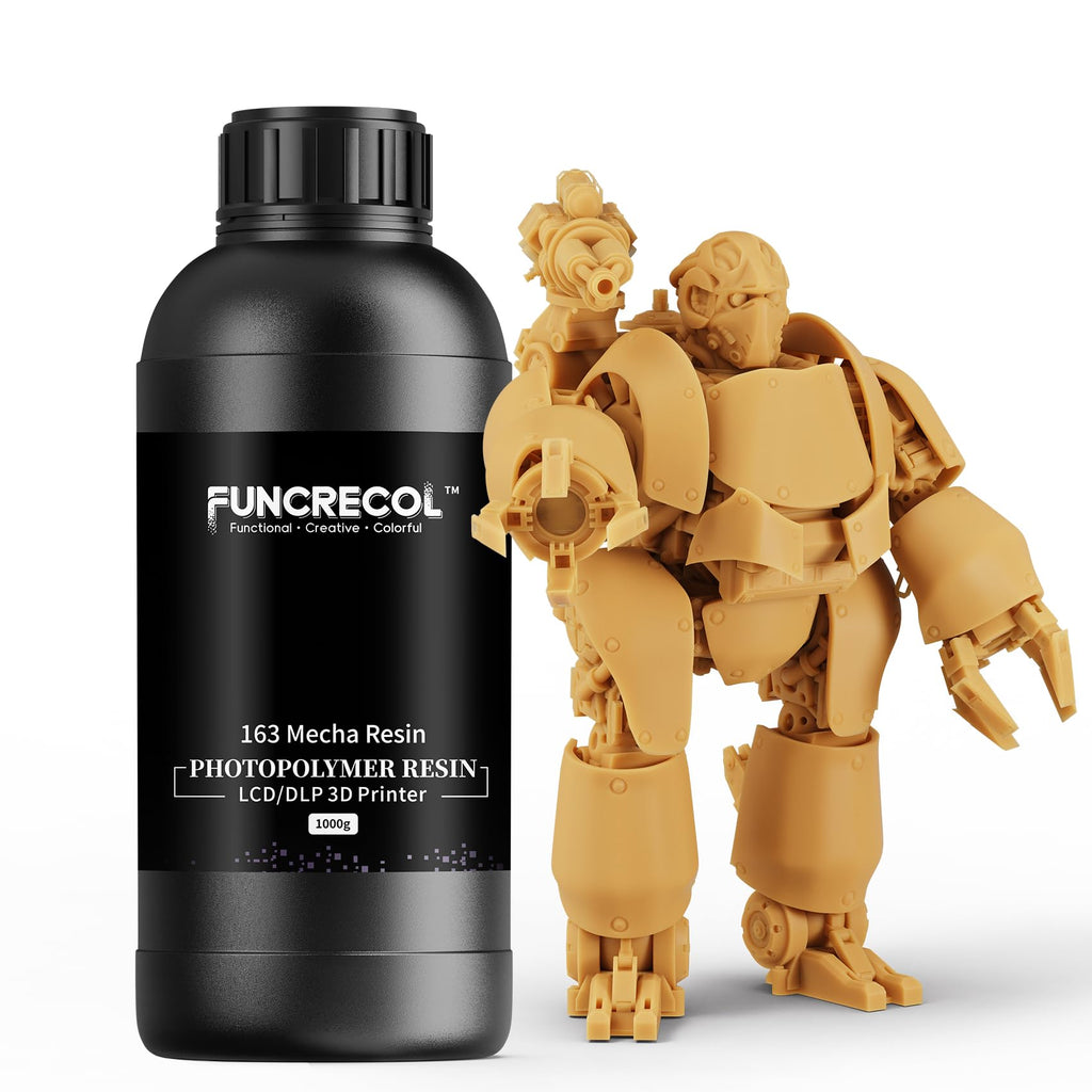 FUNCRECOL Mecha 3D Printer Resin Khaki Wear-Resistant Matte Finish