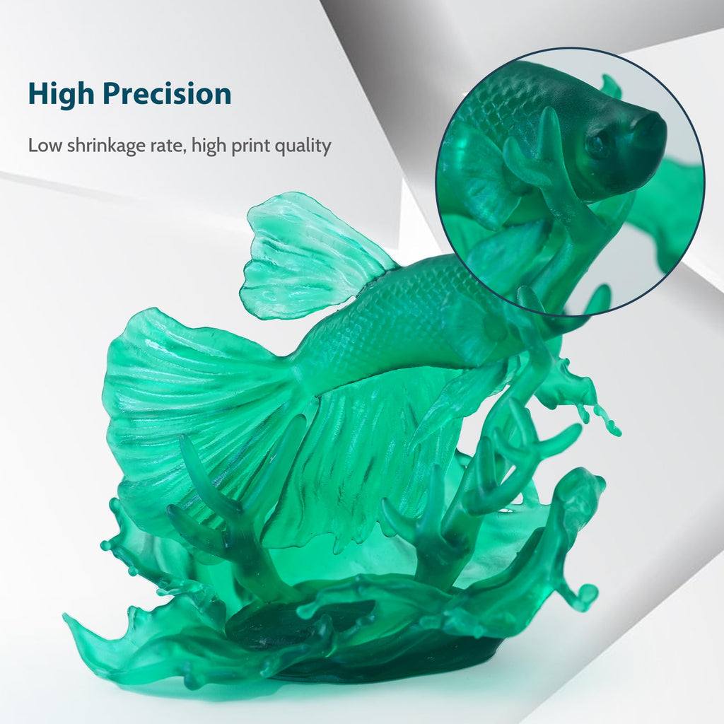 FUNCRECOL Green Crystal Clear 3D Printer Resin High Precision Fast