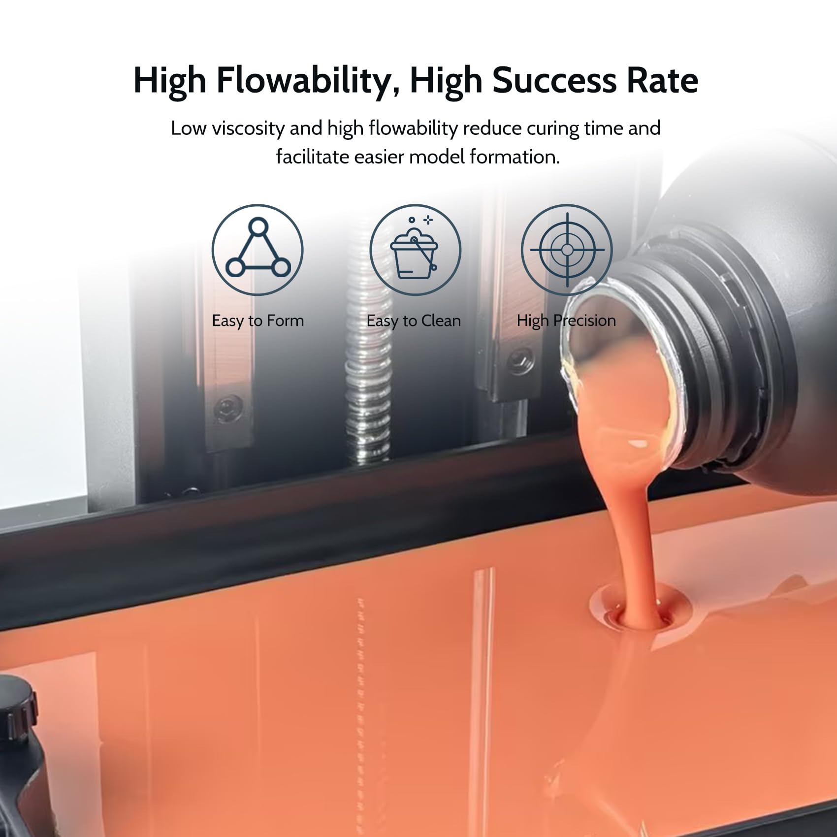 FUNCRECOL High Precision Compatible Low Cost 3D Printer Resin Red Wax