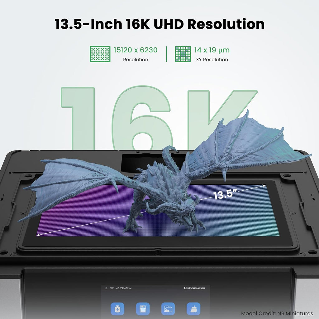 GK3 Ultra Pro Large Resin 3D Printer Auto Heating Resin Feed