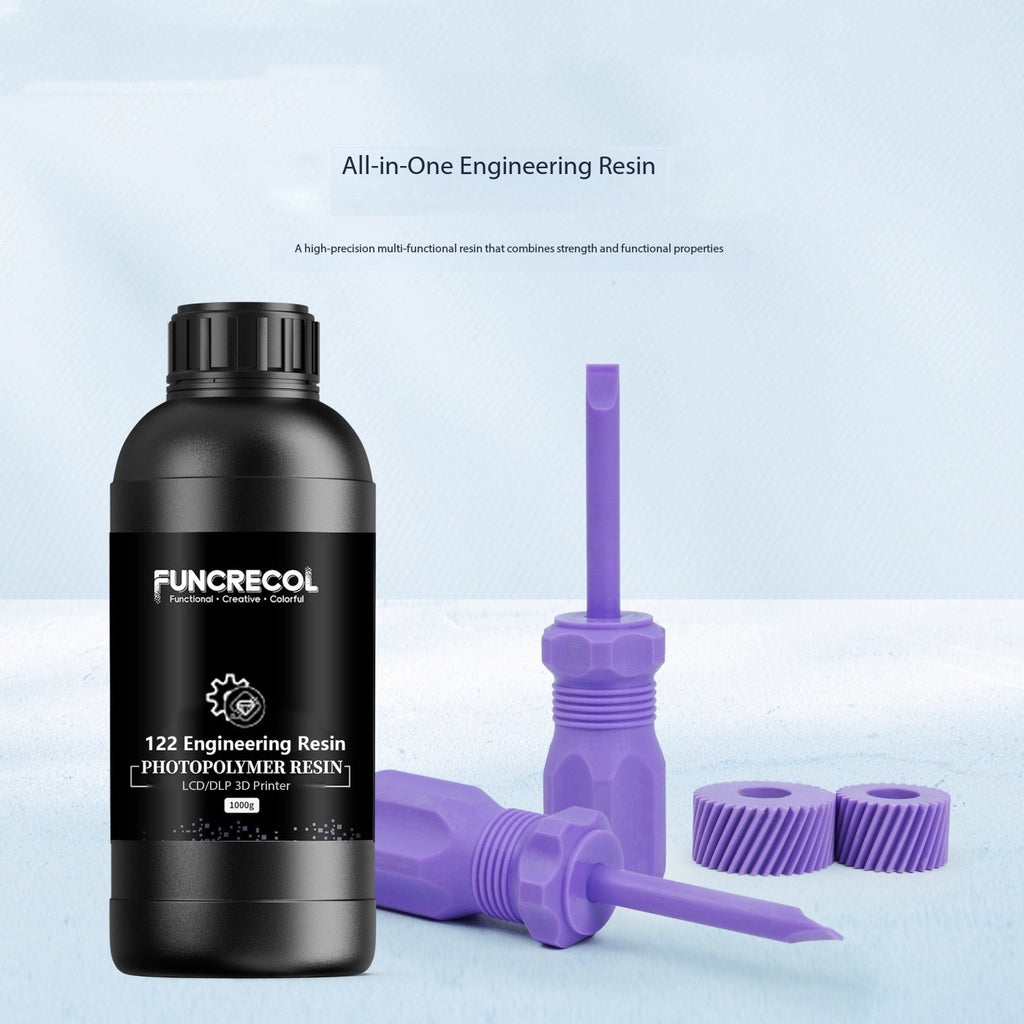 Funcrecol Anti-impact Durable Nylon-like Engineering Purple 3D Resin